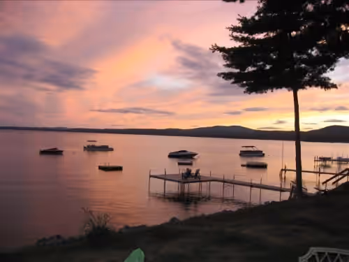 Private Home on Thompson Point Sebago Lake with Private Beach