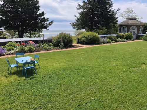 Walled Garden at Exquisite Old Cape Charm, Spectacular Views, Huge Private Beach, Sleeps 20