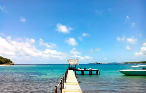 A haven of peace in a paradisiacal islet