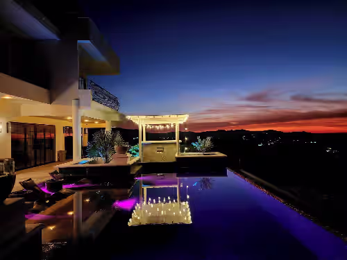 Pool at Luxurious 7-bedroom Castle on top of a mountain in Playa Hermosa Costa Rica