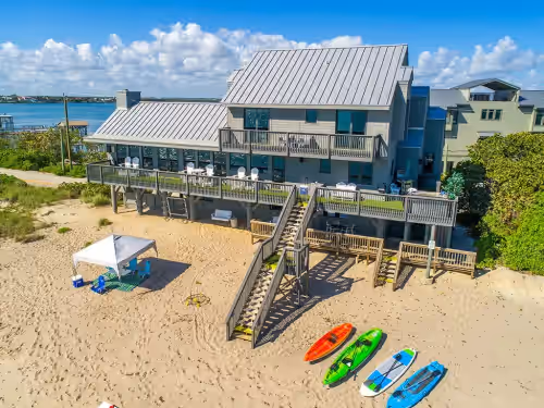 Yin & Yang: 2-SideBySide Ocean-2-River Beach Houses: Pool, Hot tubs, Dock, photo 4
