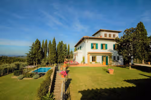 Charming Villa le Torri in Chianti, 8 ensuite bedrooms, A/C, Pool, Wi-Fi, Florence, photo 4