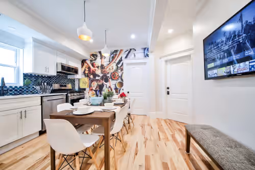 Unit 3-Fully equipped kitchen. at Spacious Triplex with Large backyard FreePrkg