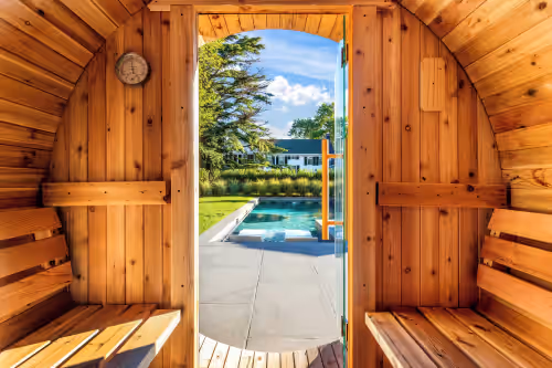 Spa at Resort Style Escape in Bellport Village! Pool, Spa, Sauna, Fire Pit & Game Room