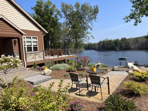 Secluded 25-acre private lake, set on 200 acres of private land. Sleeps 19