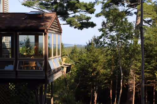 Incredible views overlooking Southwest Harbor and beyond.