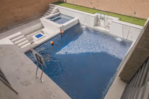 Pool at Luxury Smart Home in Las Vegas