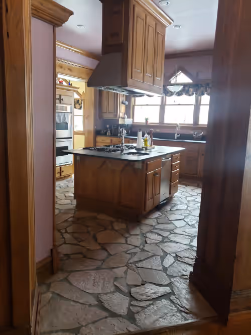 Private kitchen at Memorable Family experiences at The Castle of Palmyra