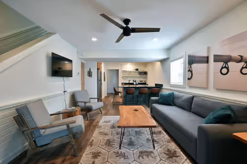 All 4 lakefront condos! Private beach, dock, sauna, club room, decks, photo 4