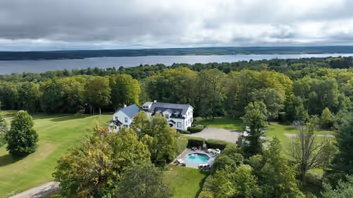 The Manor perched above CHQ
Lake & CHQ Institution