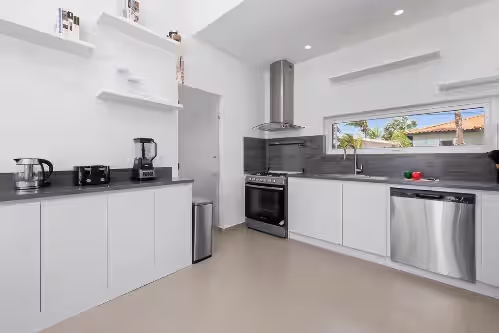 Private kitchen at 5BR Luxurious Villa with Pool in charming Esmeralda
