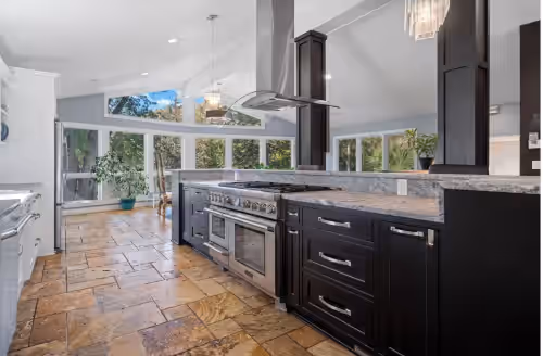 Private kitchen at Large Recreational Group Gathering & Getaway Retreat Property