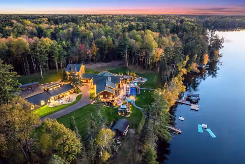 Long Lake Shores Estate | Pool, Theatre, Hot Tubs