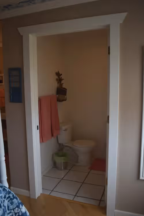 Bathroom at Rocky Mountain Inn Bed and Breakfast in Montana near Glacier National Park