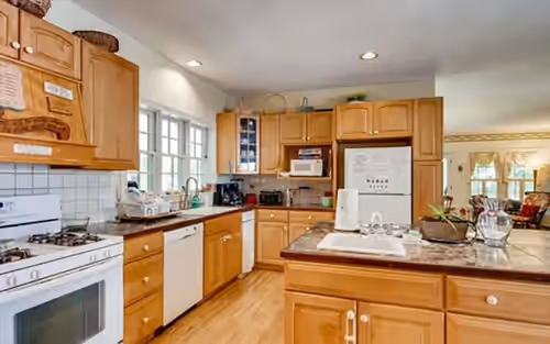 Private kitchen at Spacious Country Home centrally located on the island of Martha's Vineyard
