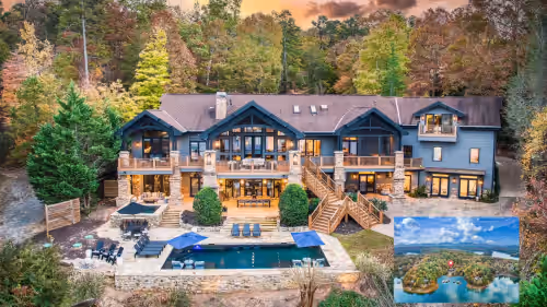 Lake Front Luxury Pool Hot tub Movie Theater Gym