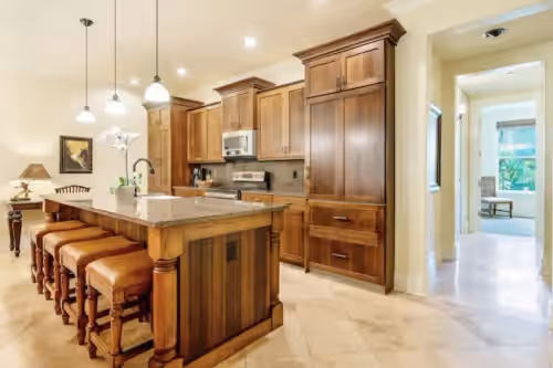 Private kitchen at 6BR/6BA Luxury Villas w Pool, A/C, Walk to Beach