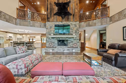 Large room at Luxury Lodge Sleeps 26 Comfortably at Sapphire Valley Resort