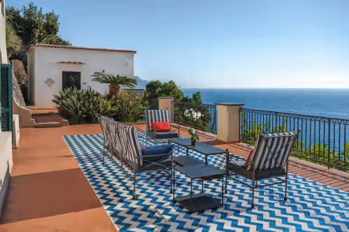 Terrace/patio at Villa Vettica, a mansion between sea and sky in the heart of the Amalfi Coast