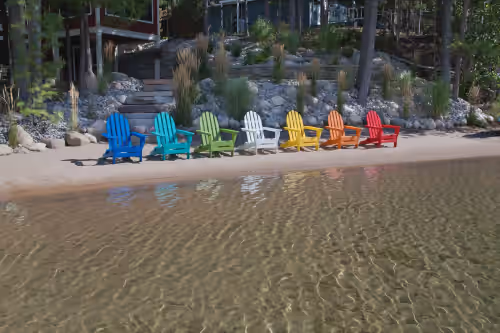 Two Side By Side Luxury Lakeside Homes With Dock, Sandy Beach, Kayak/SUPs, photo 4