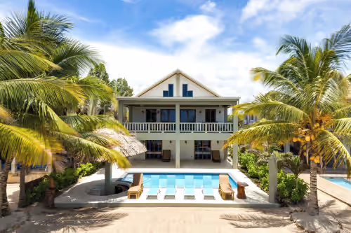 Pool at Beach in Front of Home