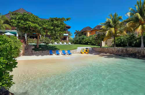 Pool at Whispering Waters Villa- Exclusive Beachfront Retreat. Pool, & Spacious Terraces