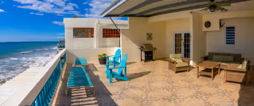 Sunset Paradise Villas Oceanfront Rincon 50 guests Private Infinity Pool, photo 2