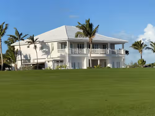 Exterior at Oceanfront Home in Exuma w optional guest house
