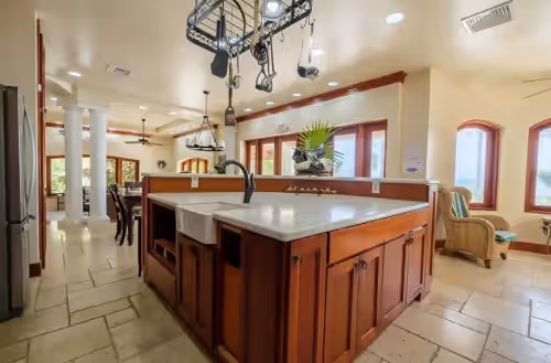 Interior at 7 Bedroom Oceanfront Beach Villa with Private Pool