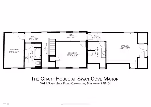 Floor plan at Swan Cove Manor