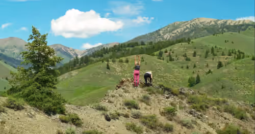 Property grounds at Villa Fleuve, luxury property in Sun Valley Idaho