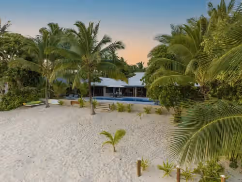 Pool at All inclusive Beachfront Villa in Fiji