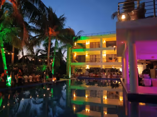 Our party look!!! at VILLA BELLAMAR