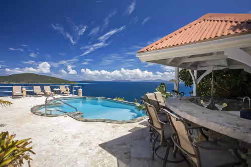 Inviting Pool with Expansive Views and a Pool Bar! at JUST REMODELED! Major WOW Factor! Stunning Views, Private