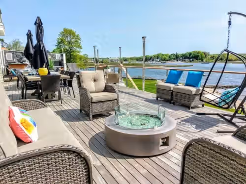 Luxury Waterfront Home Sleeps 16 Game Room Private Beach and Dock, photo 2