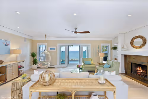 Lakefront Modern Mansion With Heated Pool 9BR's On Private Sandy Beach