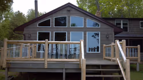 Door County Waterfront Sleeps 23, beachfront wedding venue in Sturgeon Bay, Wisconsin