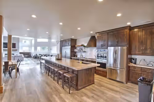 Private kitchen at Inn at the Beach