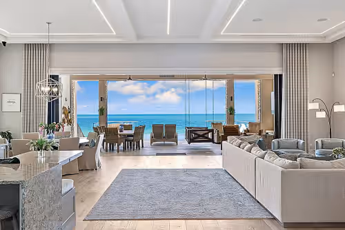 Interior at Luxe Beachfront Mansion