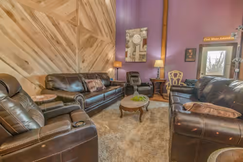 Opposite view of South West Corner at Gathering families, friends, & coworkers