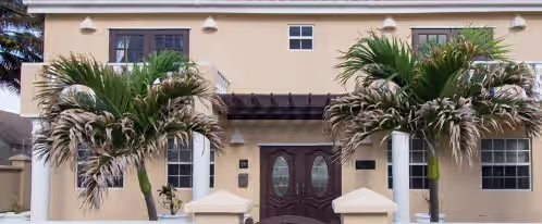 Exterior at Luxury Villa With Pool, Outdoor Beds on Cliff Top Near Crane Beach