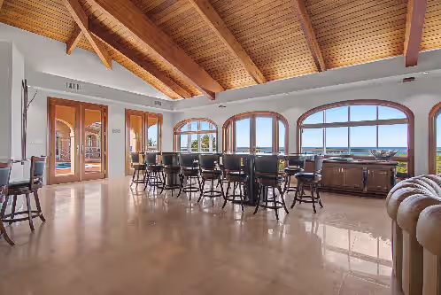 Dining Room at 10,000 Sq Ft of Caribbean Grand Estate