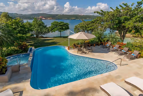 Pool at Fortlands Point Villa