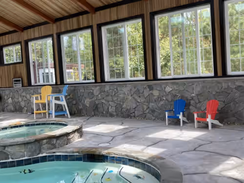 Lodge style home w/ INDOOR pool/spa, 2 miles to the beach, onsite canal access, photo 3