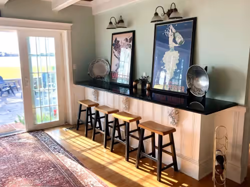 Interior at Waterfront Home, Large Property with Pool, Discount for Monthly/Seasonal Rentals