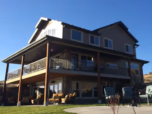 Luxury Family Reunion Vacation Home with Magnificent Lake Views & Private Beach