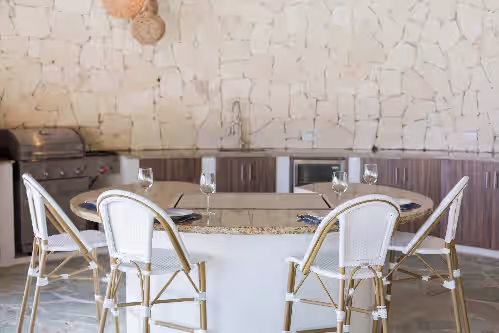 Dining at Villa Alma