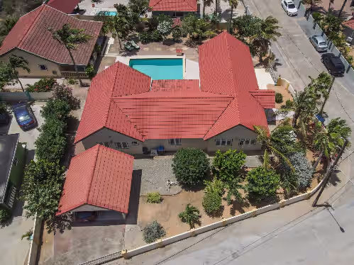 Exterior at New Listing! Pool/Garden Oasis! 5bd/4bath total. Includes home w/ 2 Casitas