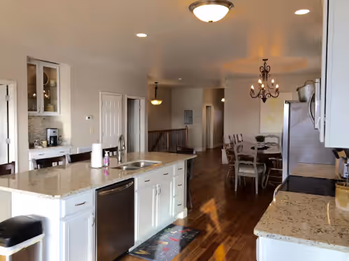 Both kitchens are well equipped for the chef in the family at Newly renovated 7 bedrooms 5 1/2 baths