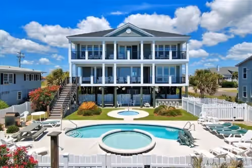 FOOTPRINTS in the SAND--- 8 BEDROOM 7.5 BATH OCEANFRONT
